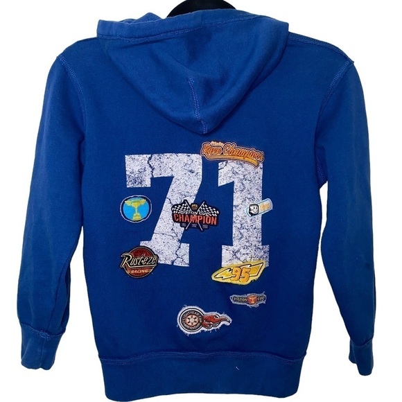 Disney Walt Disney World Cars themed full-zip hoodie Lightning McQueen Jacket - Picture 8 of 10